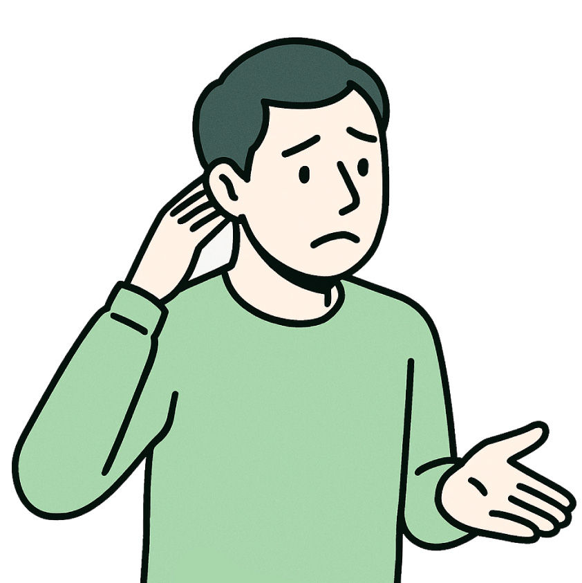 指摘する人物のイラスト